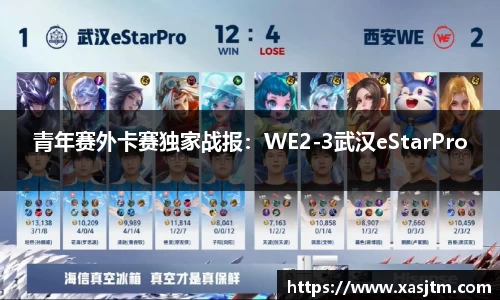 青年赛外卡赛独家战报：WE2-3武汉eStarPro